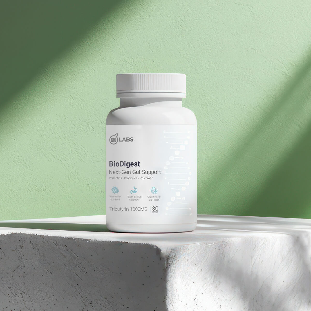 Kiq BioDigest - Total Gut Harmony. From Core to Cell.